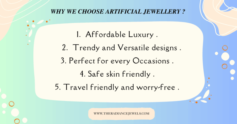 Why We Choose Artificial Jewellery: A Perfect Blend of Style and Affordability