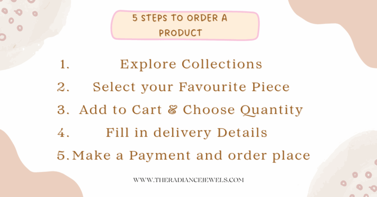 5 Simple Steps to Order Your Favourite Jewellery