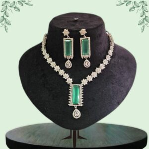 Evergreen Elegance Necklace and Earring Set